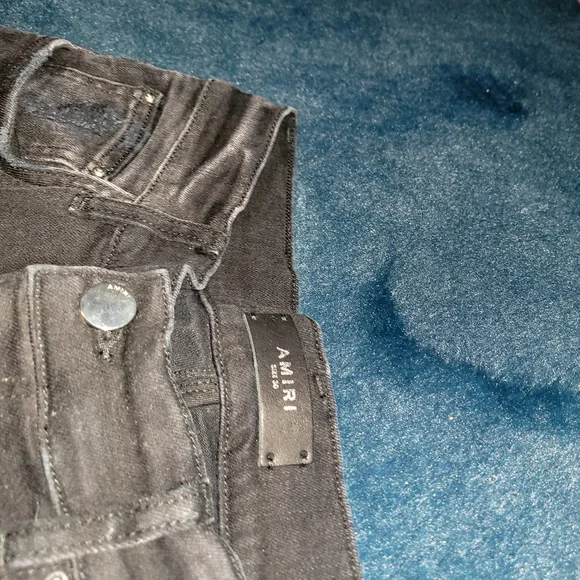 Brand new Amiri Hibiscus Arttch Skinny Jeans (Aged Black) size 30 - Picture 3 of 9